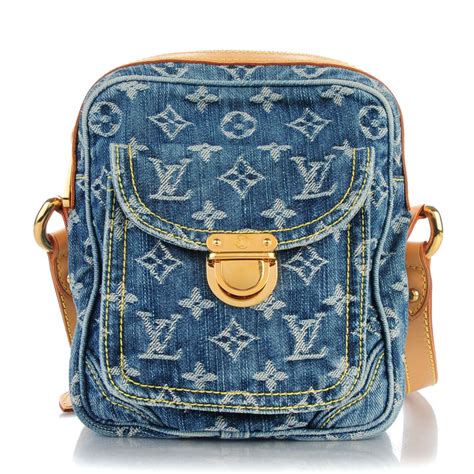 louis vuitton blue stripe bag|louis vuitton blue denim bag.